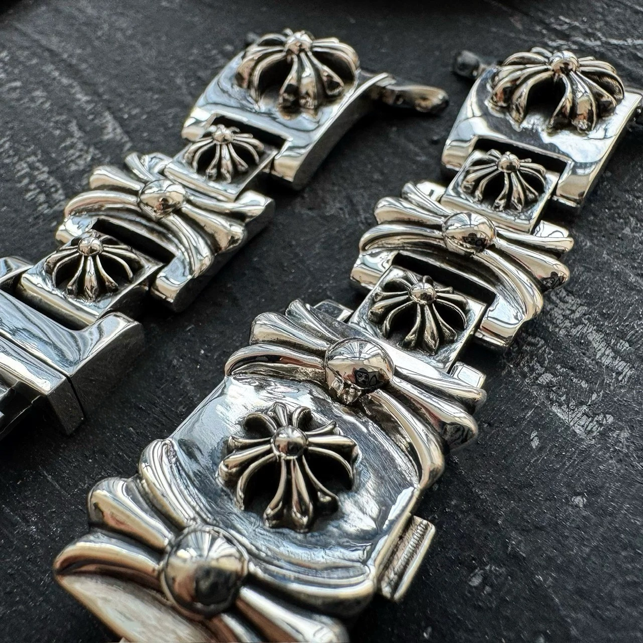 Chrome Hearts Cross Ring - Gothic 925 Sterling Silver Jewelry | David Studio