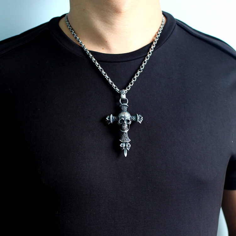 Chrome Hearts Cross Ring - Gothic 925 Sterling Silver Jewelry | David Studio