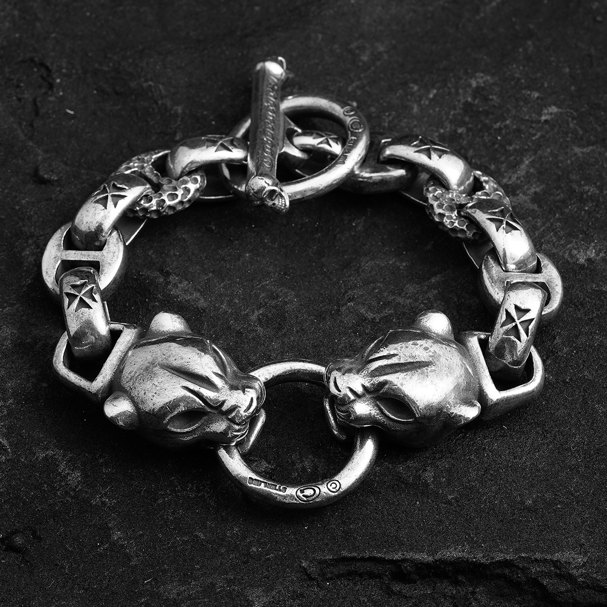 Chrome Hearts Cross Ring - Gothic 925 Sterling Silver Jewelry | David Studio