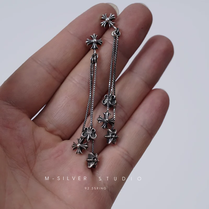 Chrome Hearts Cross Ring - Gothic 925 Sterling Silver Jewelry | David Studio