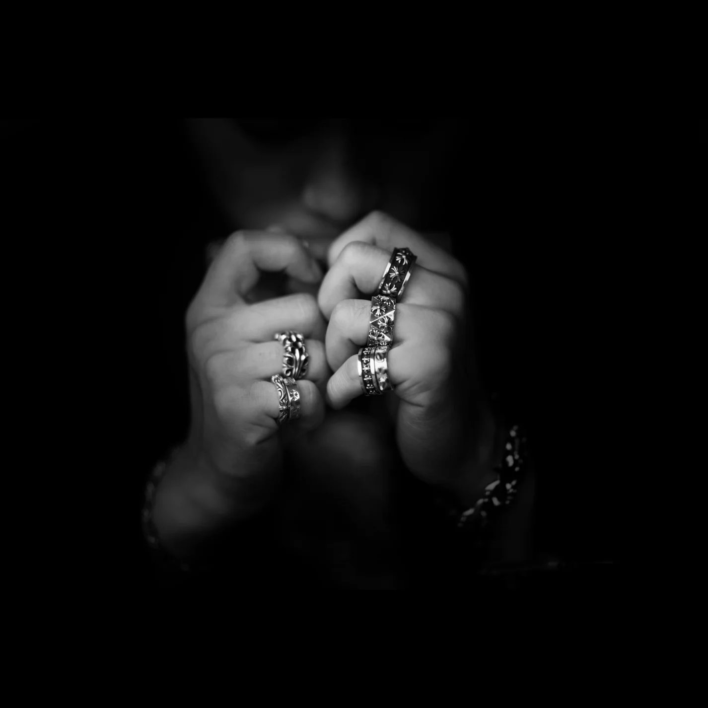 Chrome Hearts Cross Ring - Gothic 925 Sterling Silver Jewelry | David Studio