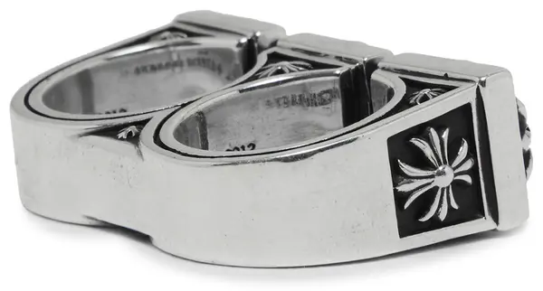 Chrome Hearts Cross Ring - Gothic 925 Sterling Silver Jewelry | David Studio