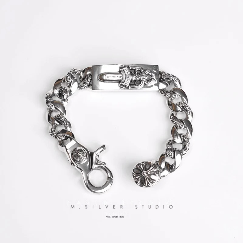 Chrome Hearts Cross Ring - Gothic 925 Sterling Silver Jewelry | David Studio