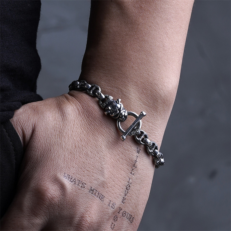 Chrome Hearts Cross Ring - Gothic 925 Sterling Silver Jewelry | David Studio