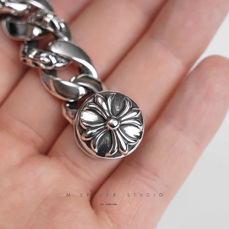 Chrome Hearts Cross Ring - Gothic 925 Sterling Silver Jewelry | David Studio