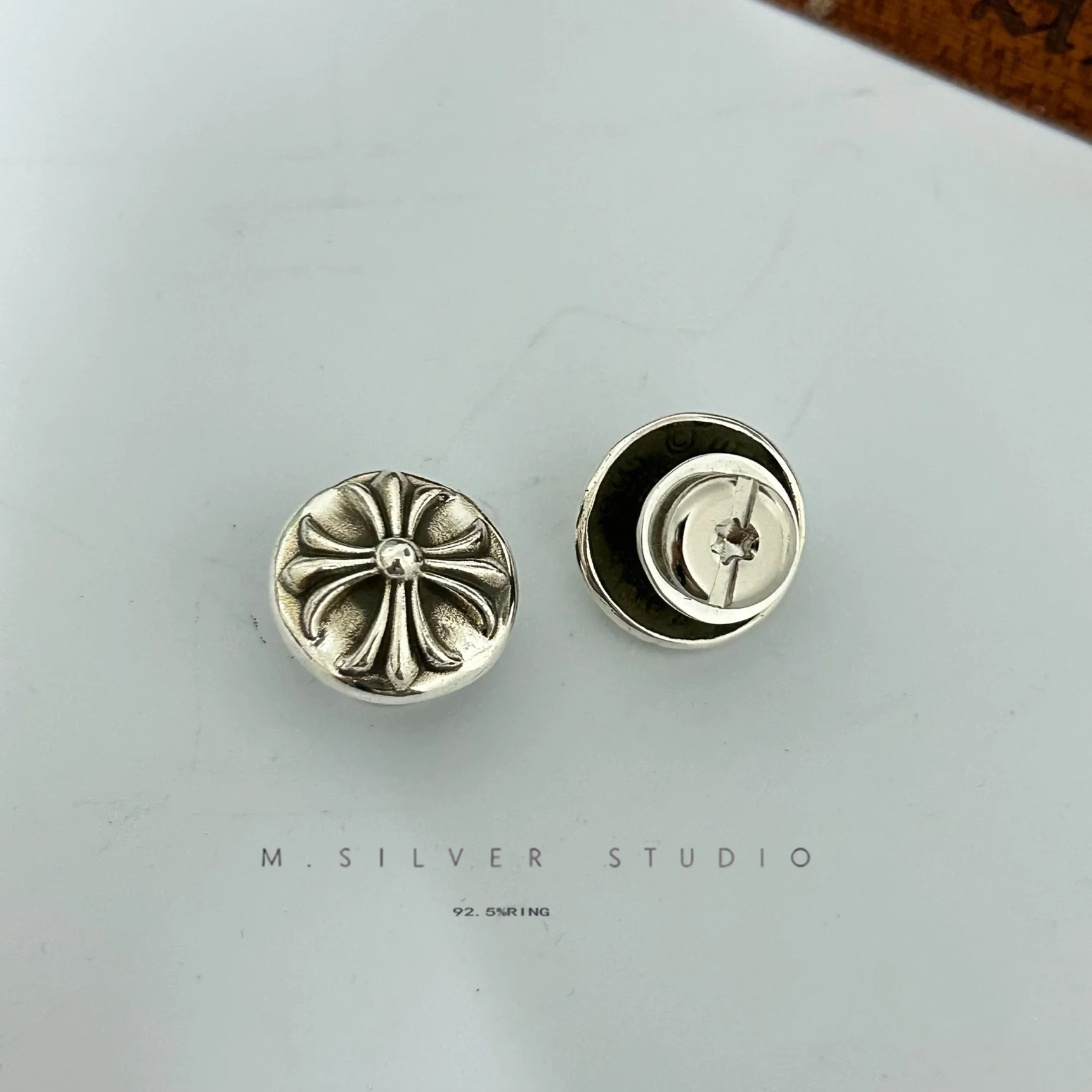 Chrome Hearts Cross Ring - Gothic 925 Sterling Silver Jewelry | David Studio