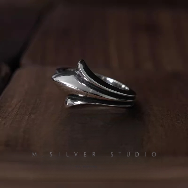 Chrome Hearts Cross Ring - Gothic 925 Sterling Silver Jewelry | David Studio