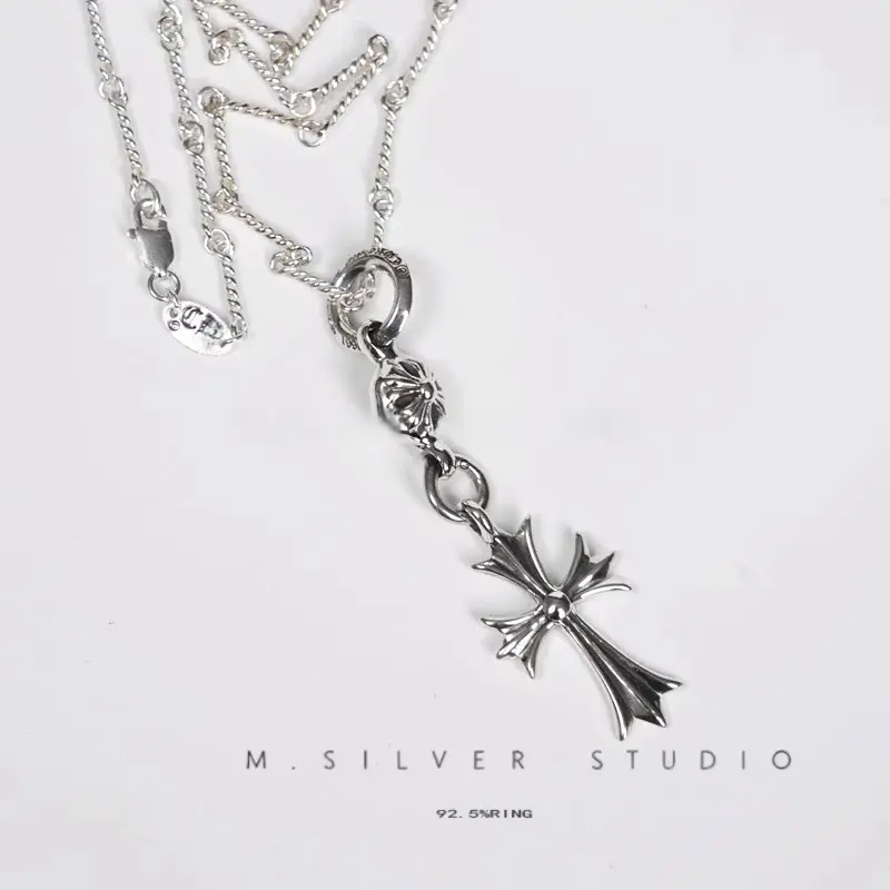 Chrome Hearts Cross Ring - Gothic 925 Sterling Silver Jewelry | David Studio