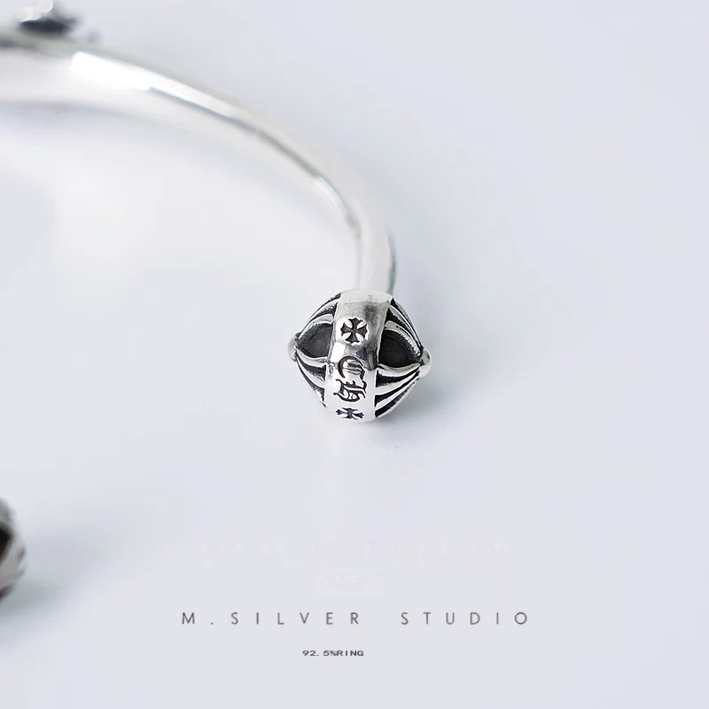 Chrome Hearts Cross Ring - Gothic 925 Sterling Silver Jewelry | David Studio