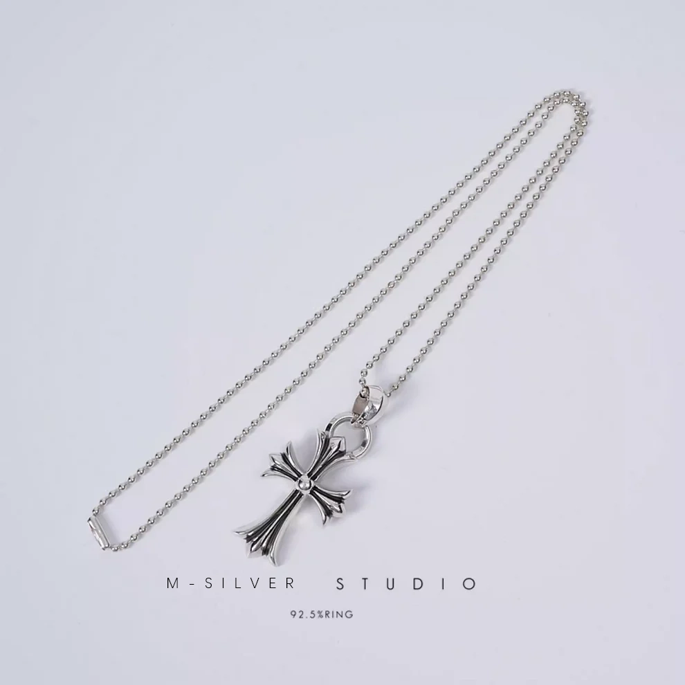 Chrome Hearts Cross Ring - Gothic 925 Sterling Silver Jewelry | David Studio