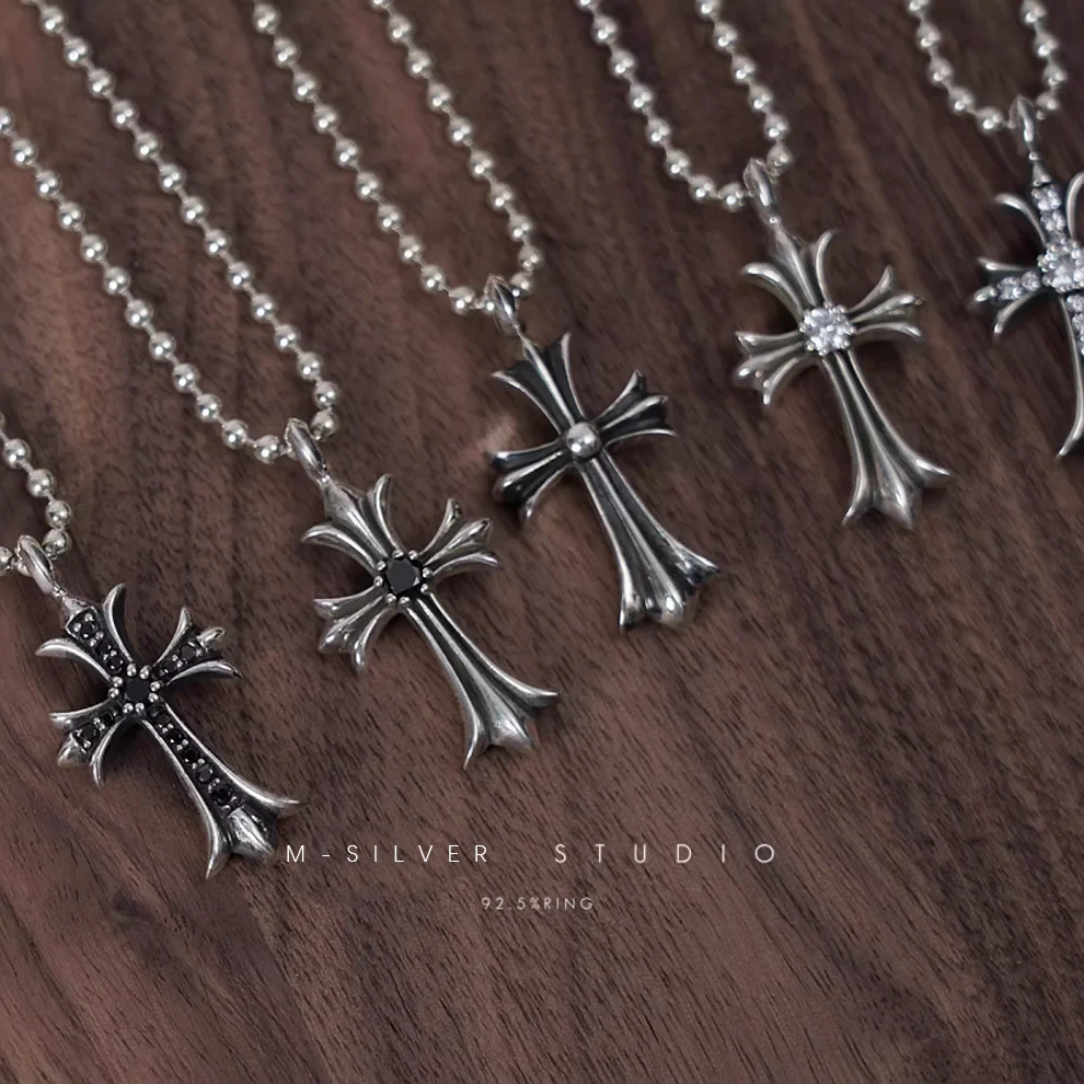 Chrome Hearts Cross Ring - Gothic 925 Sterling Silver Jewelry | David Studio