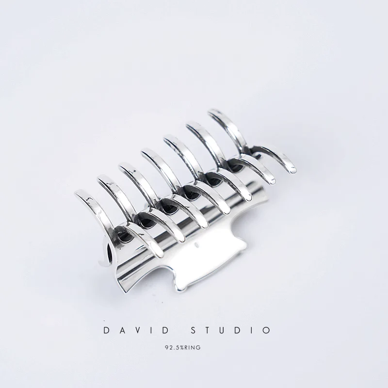 Chrome Hearts Cross Ring - Gothic 925 Sterling Silver Jewelry | David Studio