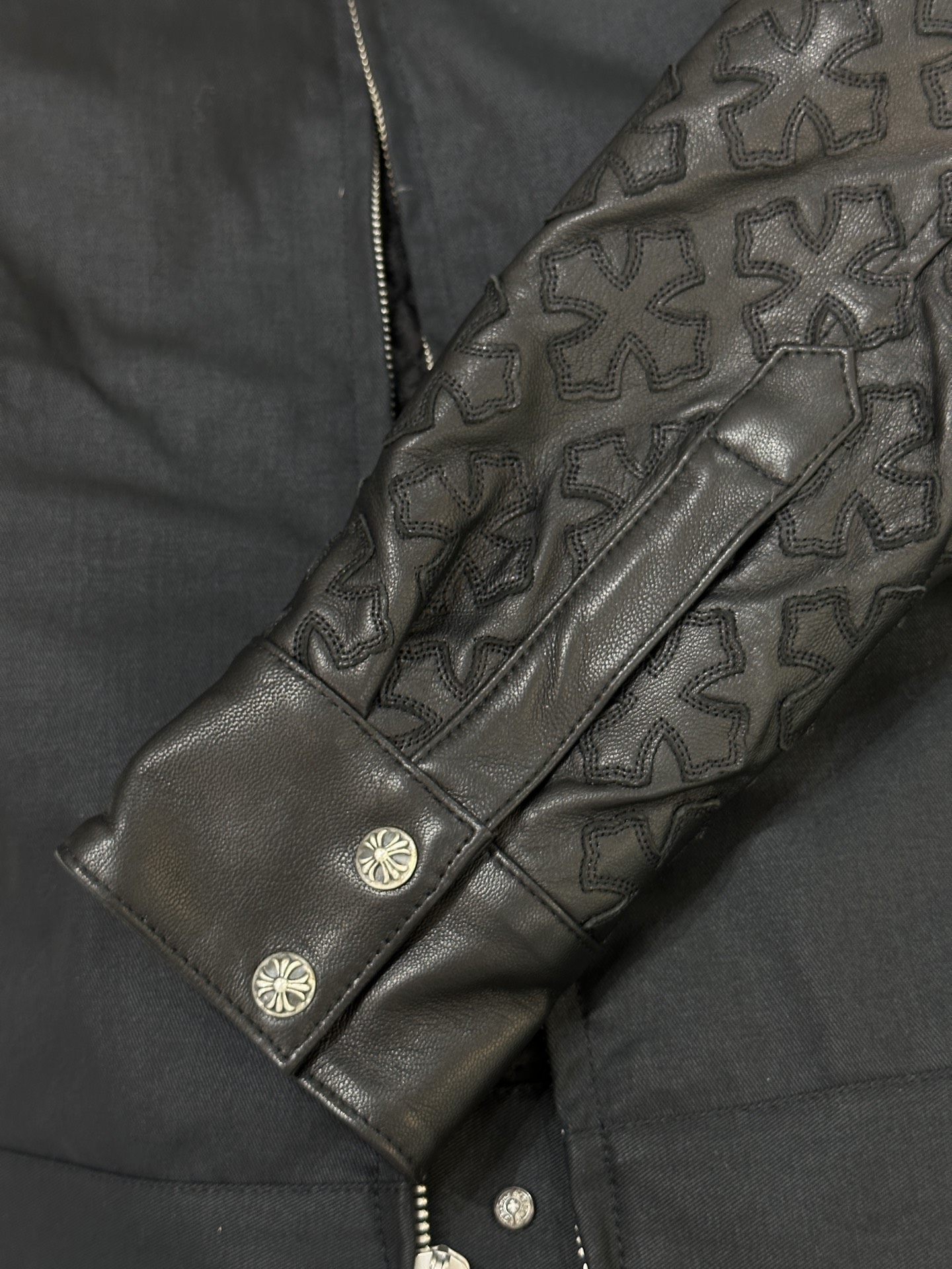 Chrome Hearts Cross Ring - Gothic 925 Sterling Silver Jewelry | David Studio