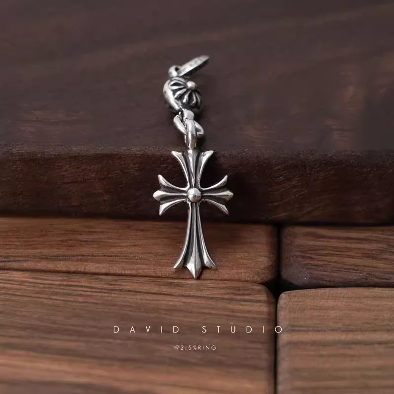 Chrome Hearts Cross Ring - Gothic 925 Sterling Silver Jewelry | David Studio