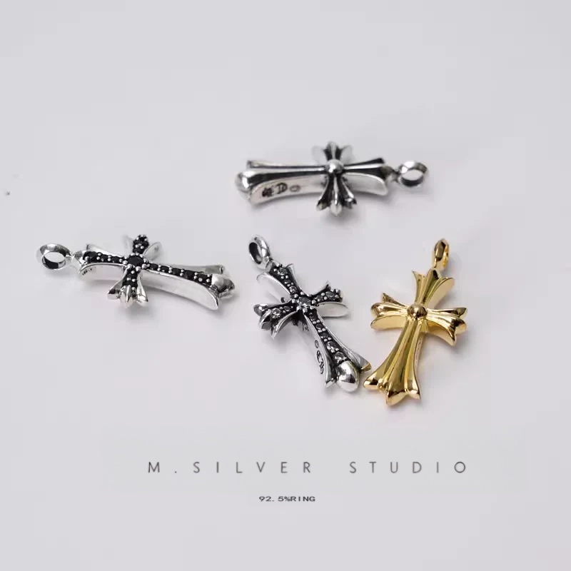Chrome Hearts Cross Ring - Gothic 925 Sterling Silver Jewelry | David Studio