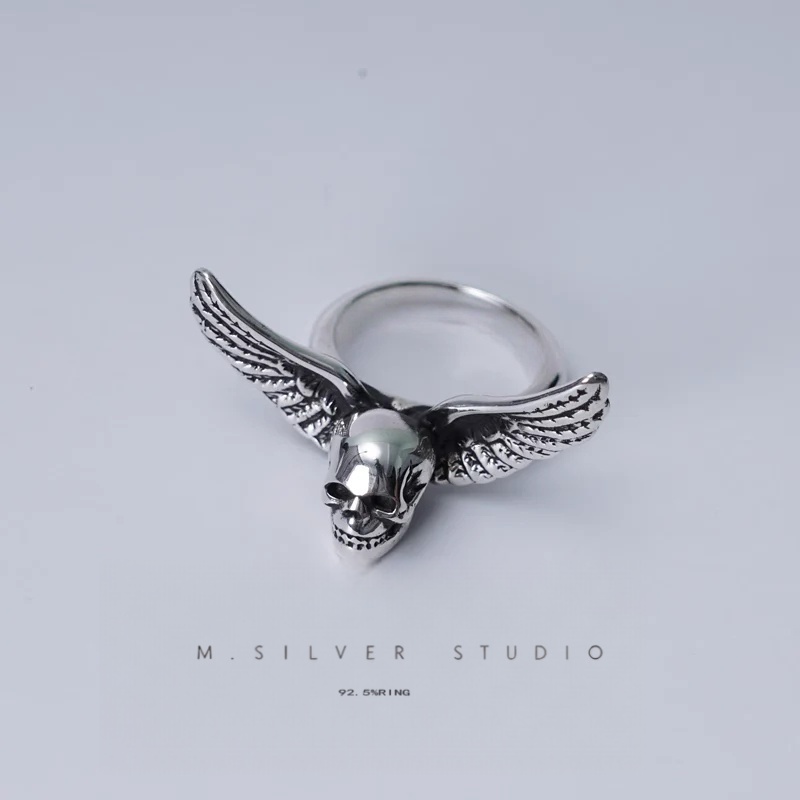 Chrome Hearts Cross Ring - Gothic 925 Sterling Silver Jewelry | David Studio