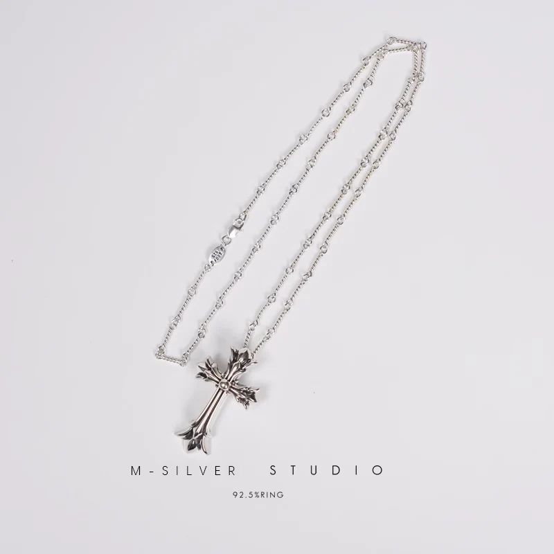 Chrome Hearts Cross Ring - Gothic 925 Sterling Silver Jewelry | David Studio