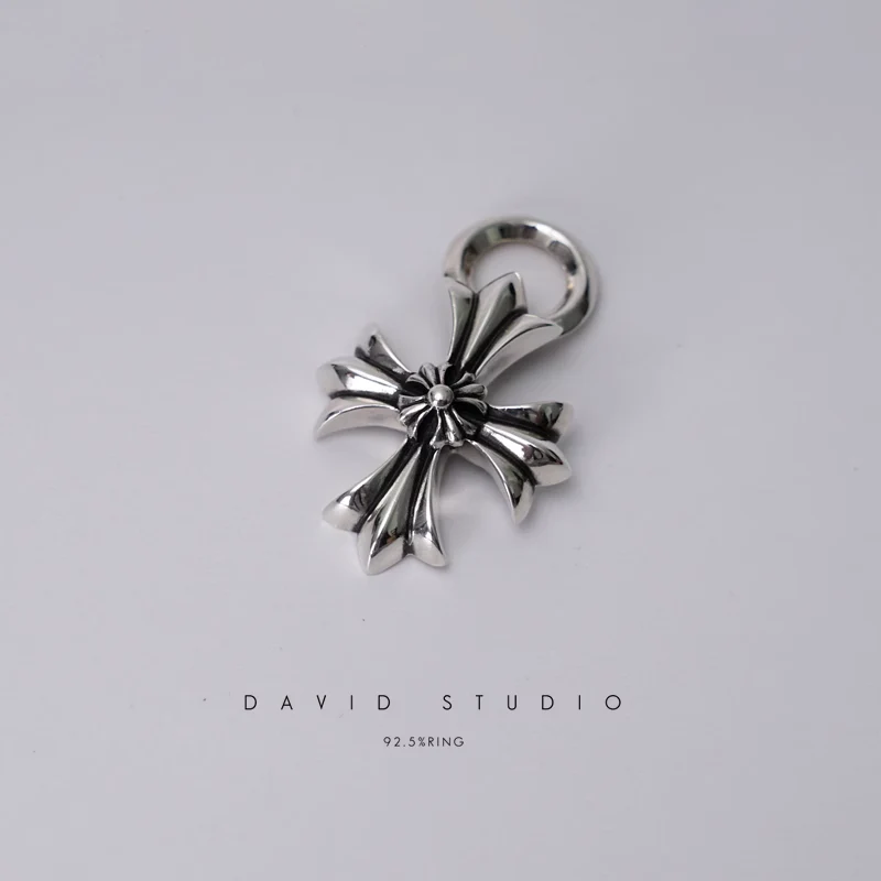 Chrome Hearts Cross Ring - Gothic 925 Sterling Silver Jewelry | David Studio
