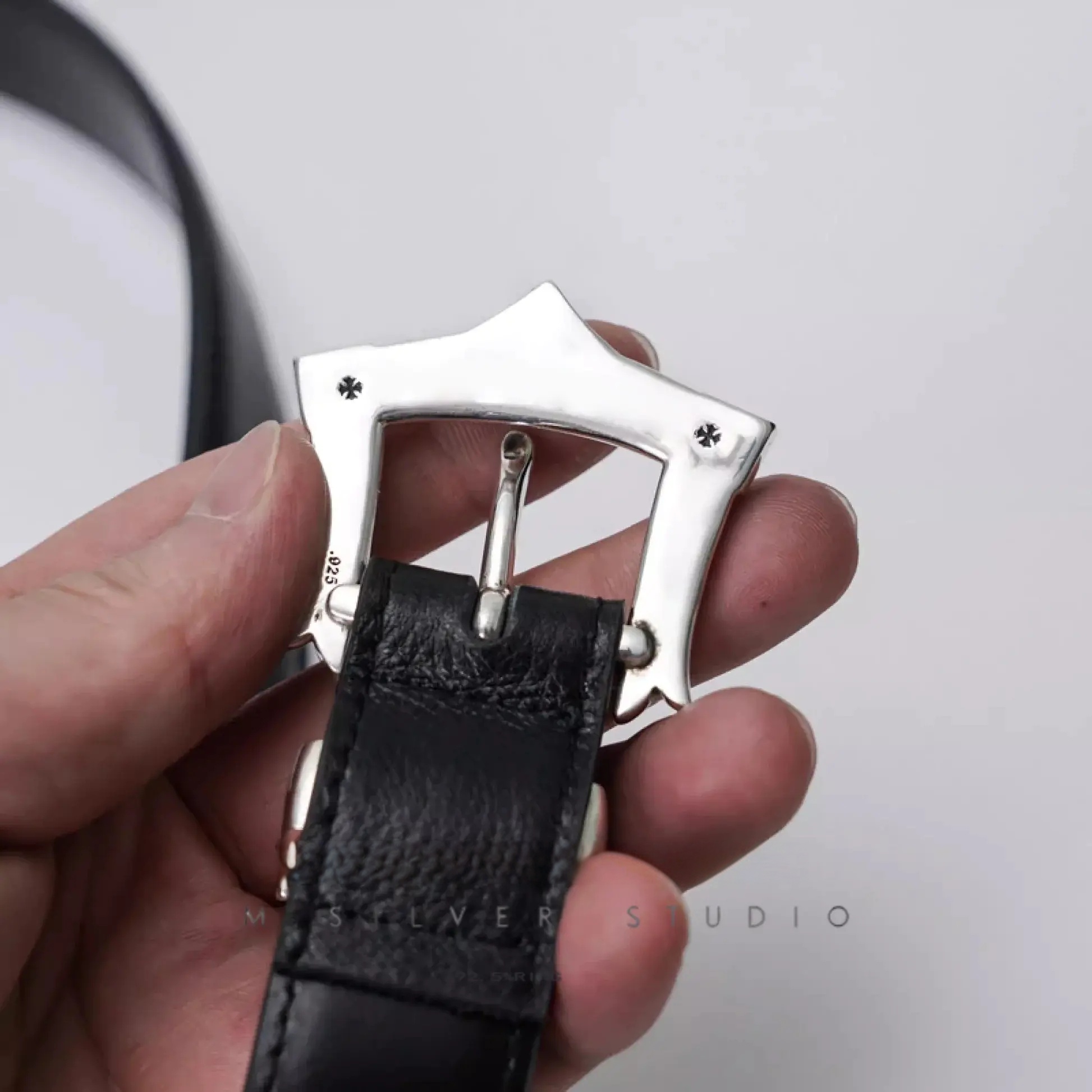 Chrome Hearts Cross Ring - Gothic 925 Sterling Silver Jewelry | David Studio