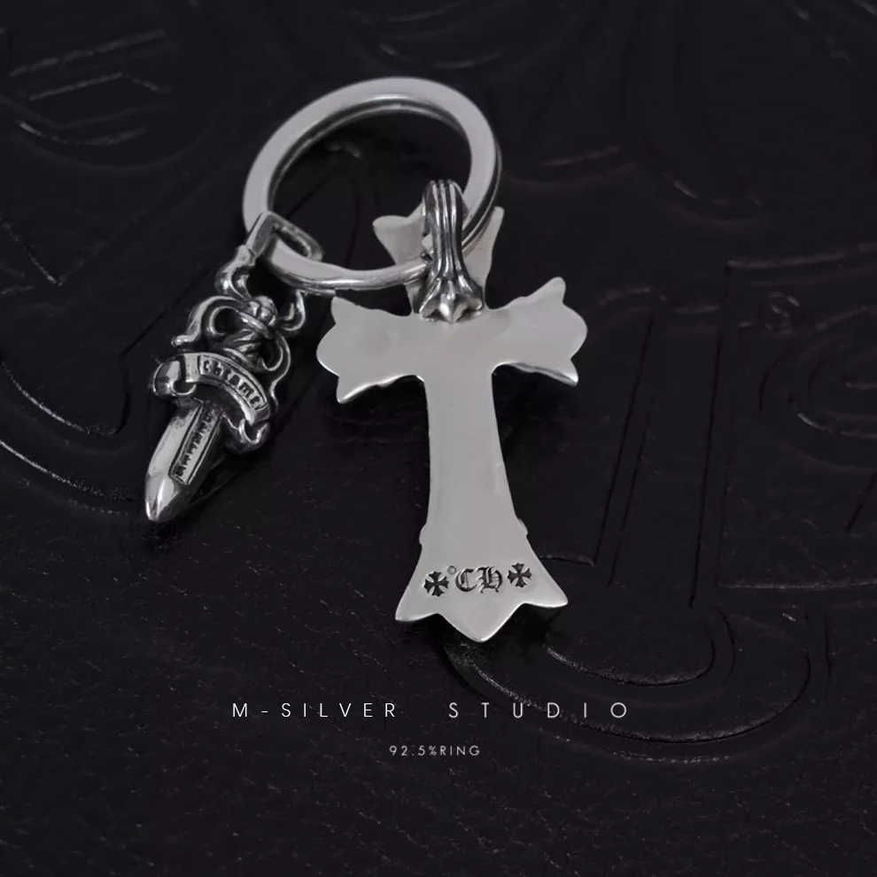 Chrome Hearts Cross Ring - Gothic 925 Sterling Silver Jewelry | David Studio