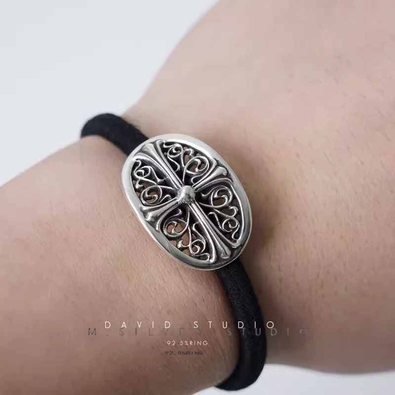 Chrome Hearts Cross Ring - Gothic 925 Sterling Silver Jewelry | David Studio