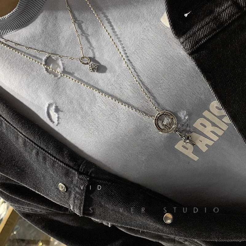 Chrome Hearts Cross Ring - Gothic 925 Sterling Silver Jewelry | David Studio