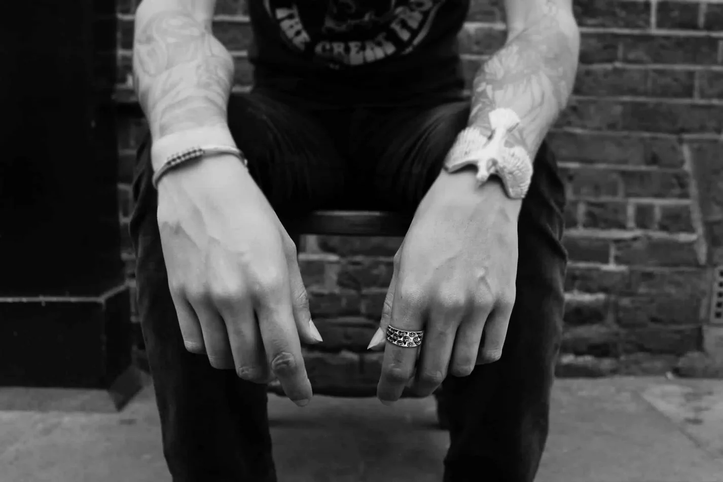 Chrome Hearts Cross Ring - Gothic 925 Sterling Silver Jewelry | David Studio