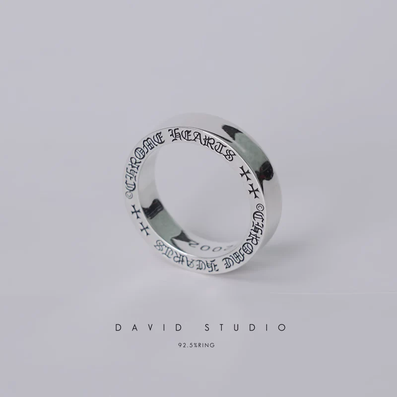 Chrome Hearts Cross Ring - Gothic 925 Sterling Silver Jewelry | David Studio