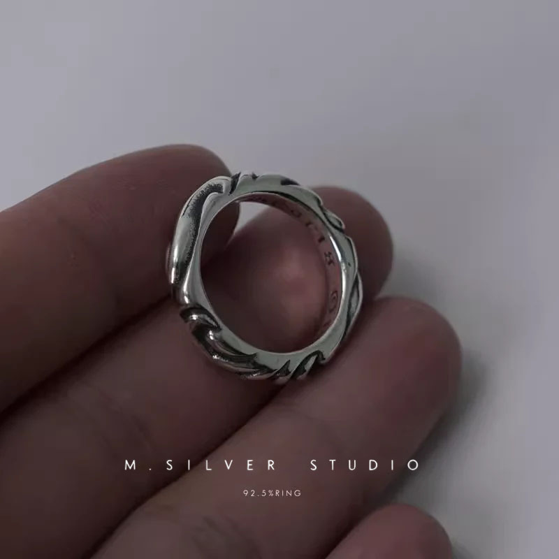 Chrome Hearts Cross Ring - Gothic 925 Sterling Silver Jewelry | David Studio