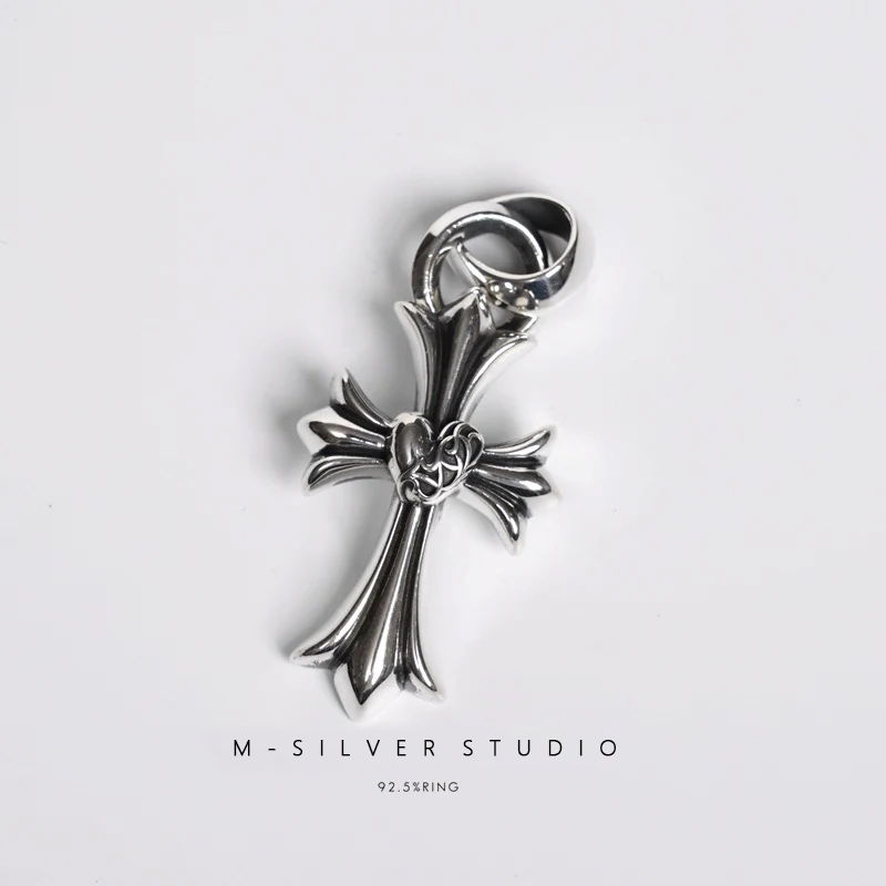 Chrome Hearts Cross Ring - Gothic 925 Sterling Silver Jewelry | David Studio