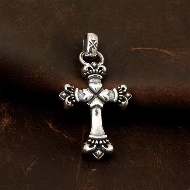 Chrome Hearts Cross Ring - Gothic 925 Sterling Silver Jewelry | David Studio