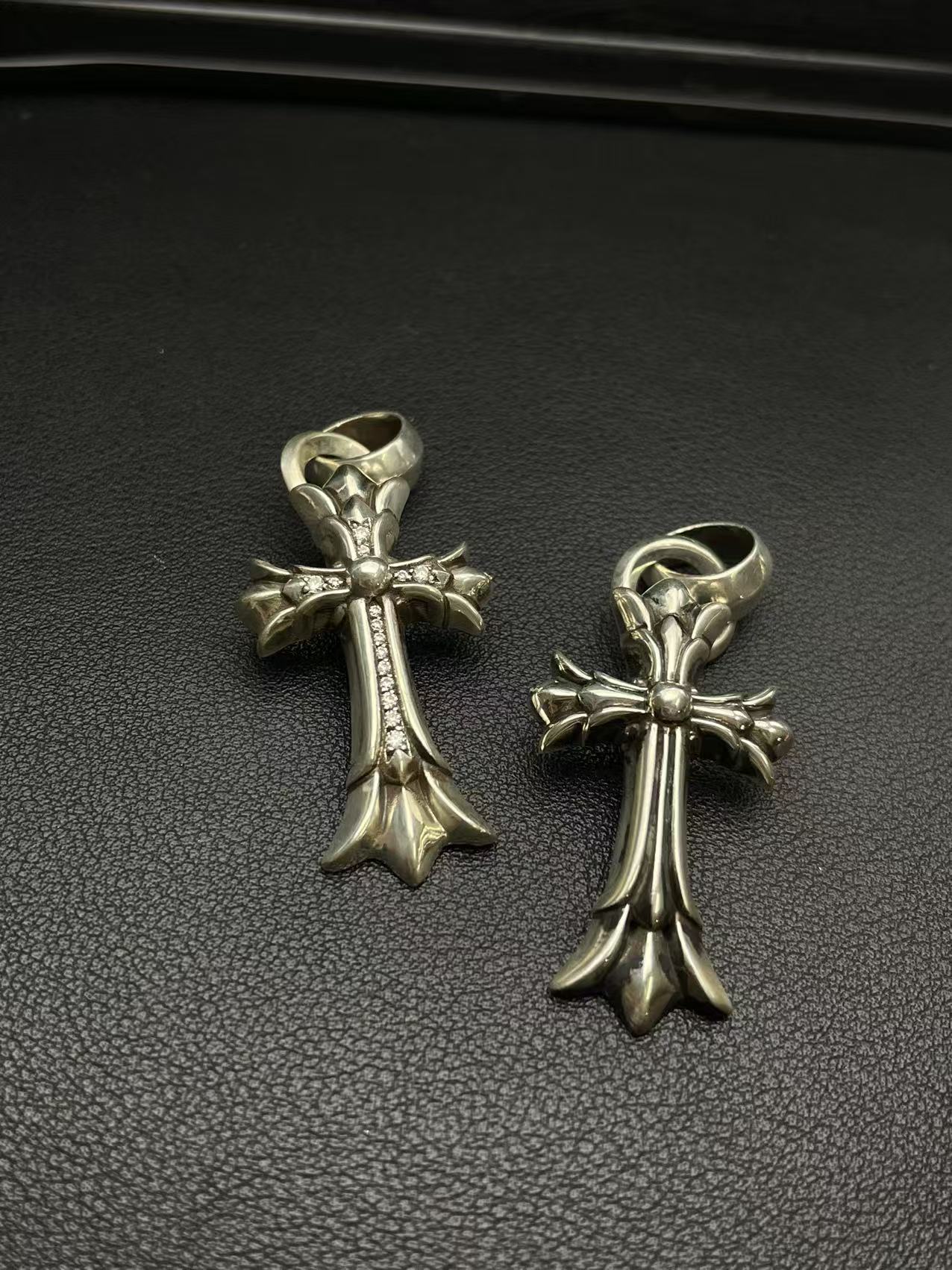 Chrome Hearts Cross Ring - Gothic 925 Sterling Silver Jewelry | David Studio
