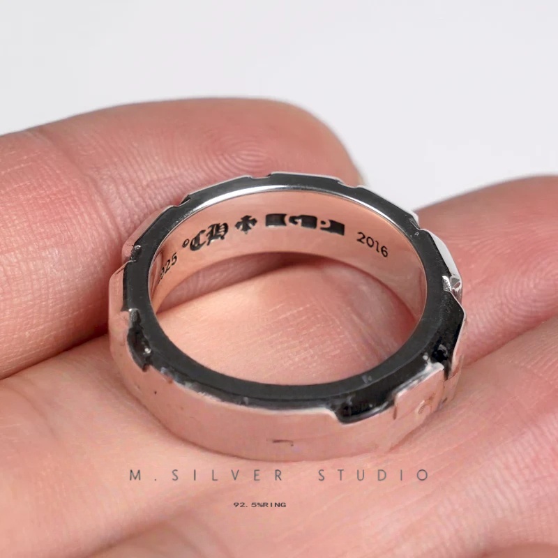 Chrome Hearts Cross Ring - Gothic 925 Sterling Silver Jewelry | David Studio