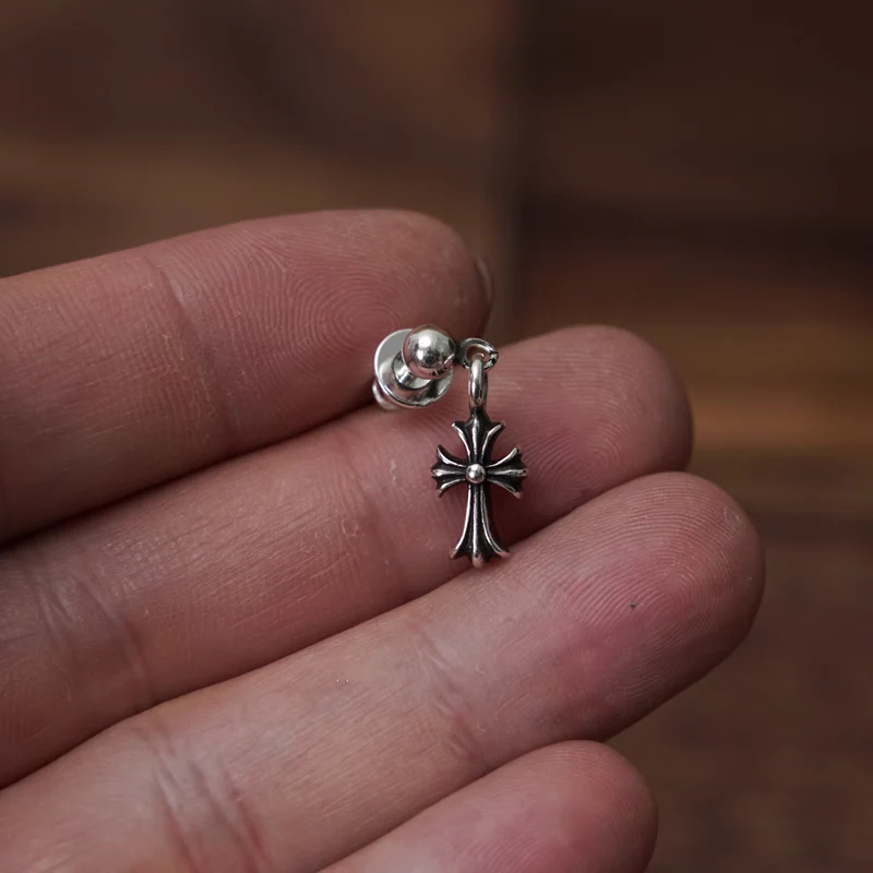 Chrome Hearts Cross Ring - Gothic 925 Sterling Silver Jewelry | David Studio