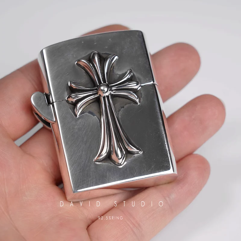 Chrome Hearts Cross Ring - Gothic 925 Sterling Silver Jewelry | David Studio