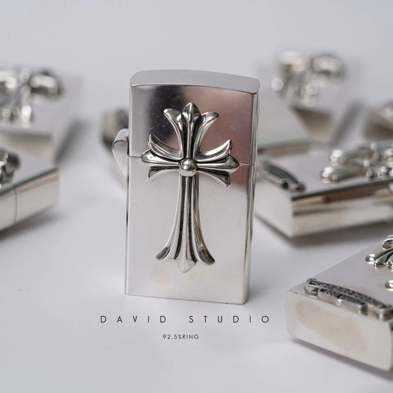 Chrome Hearts Cross Ring - Gothic 925 Sterling Silver Jewelry | David Studio