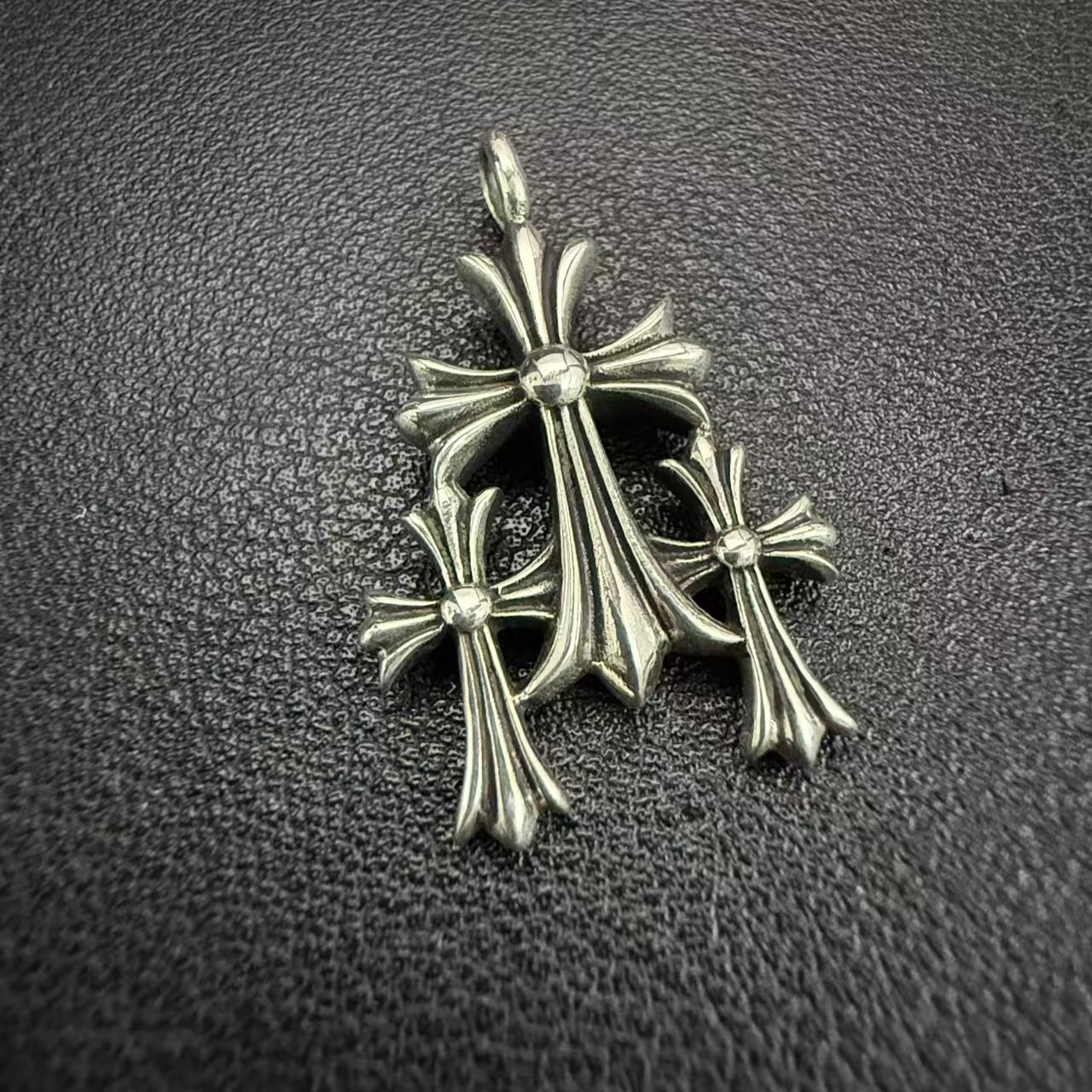 Chrome Hearts Cross Ring - Gothic 925 Sterling Silver Jewelry | David Studio