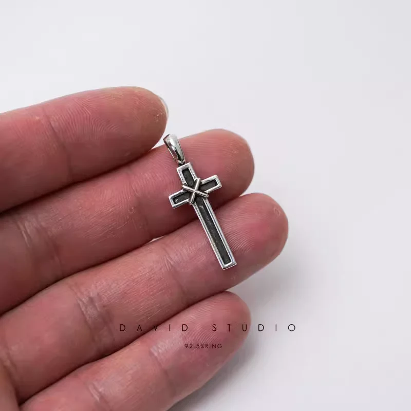 Chrome Hearts Cross Ring - Gothic 925 Sterling Silver Jewelry | David Studio