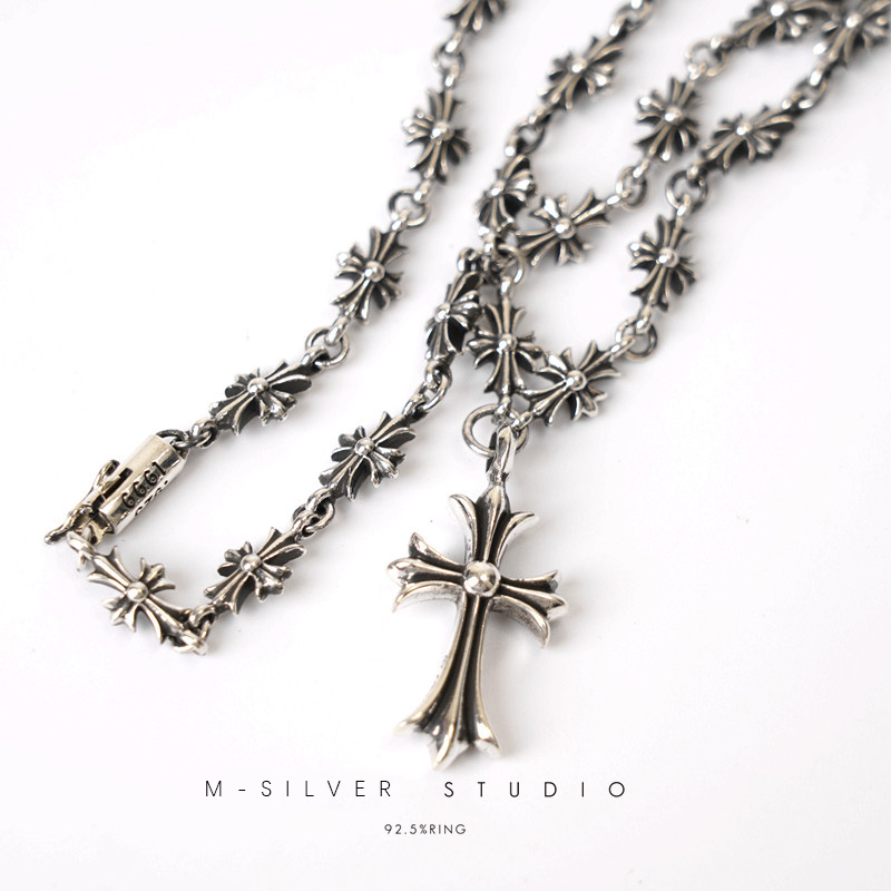 Chrome Hearts Cross Ring - Gothic 925 Sterling Silver Jewelry | David Studio