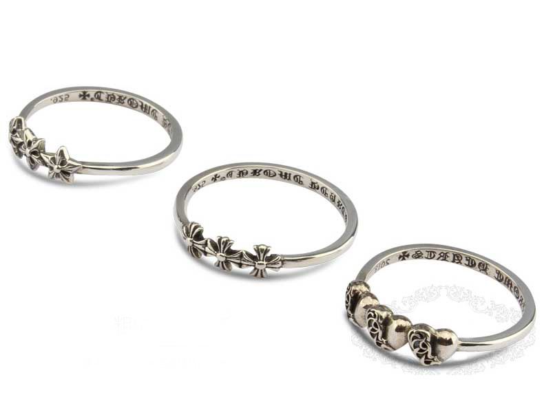 Chrome Hearts Cross Ring - Gothic 925 Sterling Silver Jewelry | David Studio