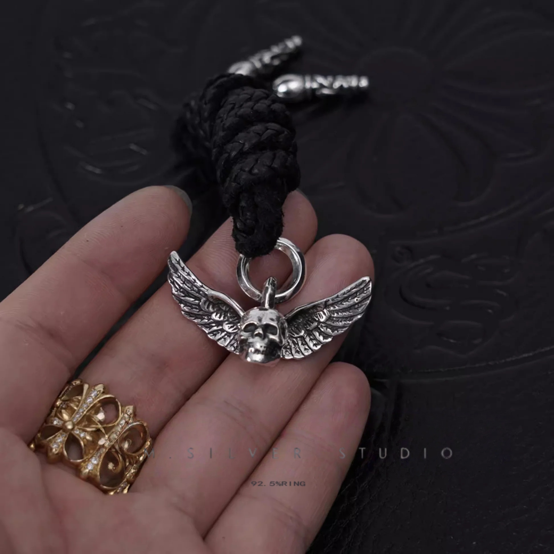 Chrome Hearts Cross Ring - Gothic 925 Sterling Silver Jewelry | David Studio