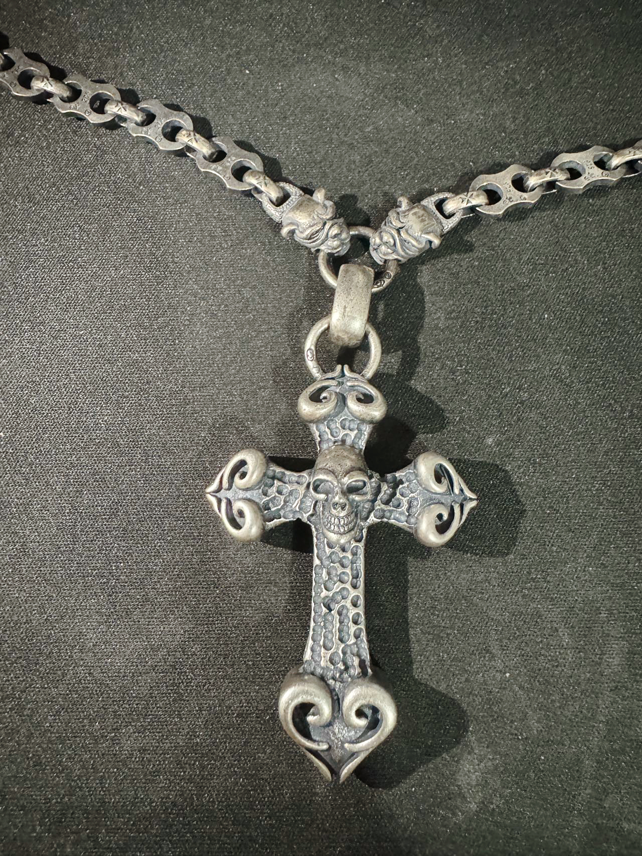 Chrome Hearts Cross Ring - Gothic 925 Sterling Silver Jewelry | David Studio