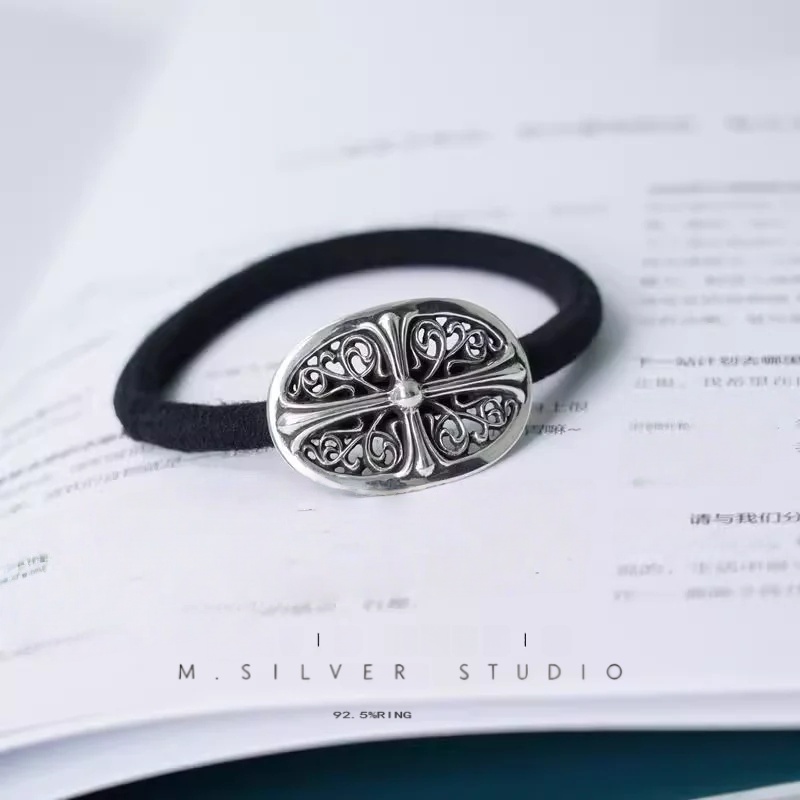 Chrome Hearts Cross Ring - Gothic 925 Sterling Silver Jewelry | David Studio