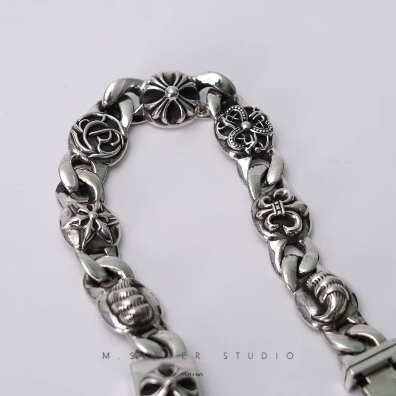 Chrome Hearts Cross Ring - Gothic 925 Sterling Silver Jewelry | David Studio