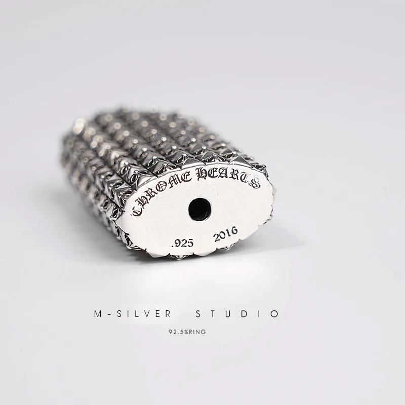 Chrome Hearts Cross Ring - Gothic 925 Sterling Silver Jewelry | David Studio