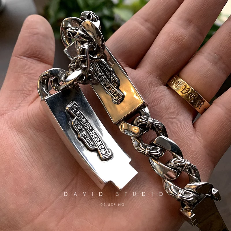 Chrome Hearts Cross Ring - Gothic 925 Sterling Silver Jewelry | David Studio