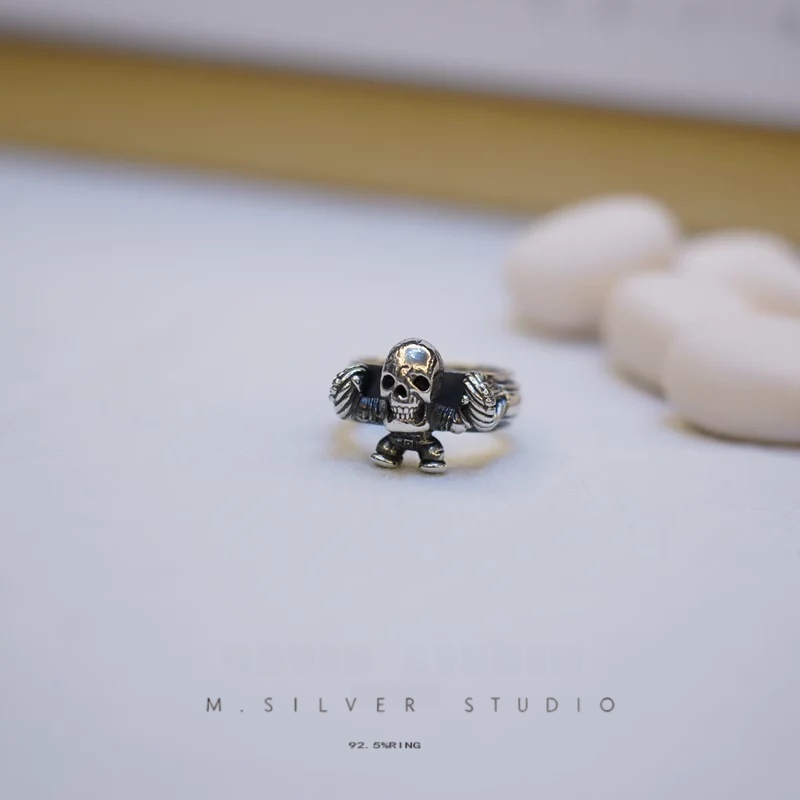 Chrome Hearts Cross Ring - Gothic 925 Sterling Silver Jewelry | David Studio