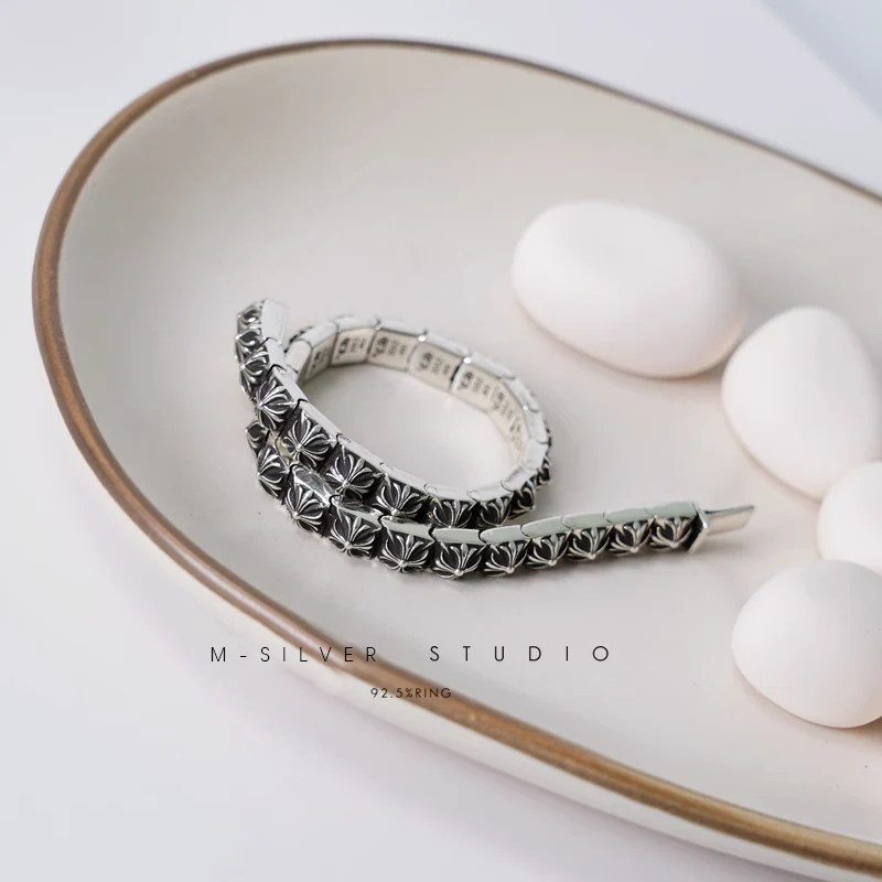 Chrome Hearts Cross Ring - Gothic 925 Sterling Silver Jewelry | David Studio