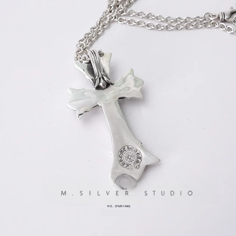 Chrome Hearts Cross Ring - Gothic 925 Sterling Silver Jewelry | David Studio