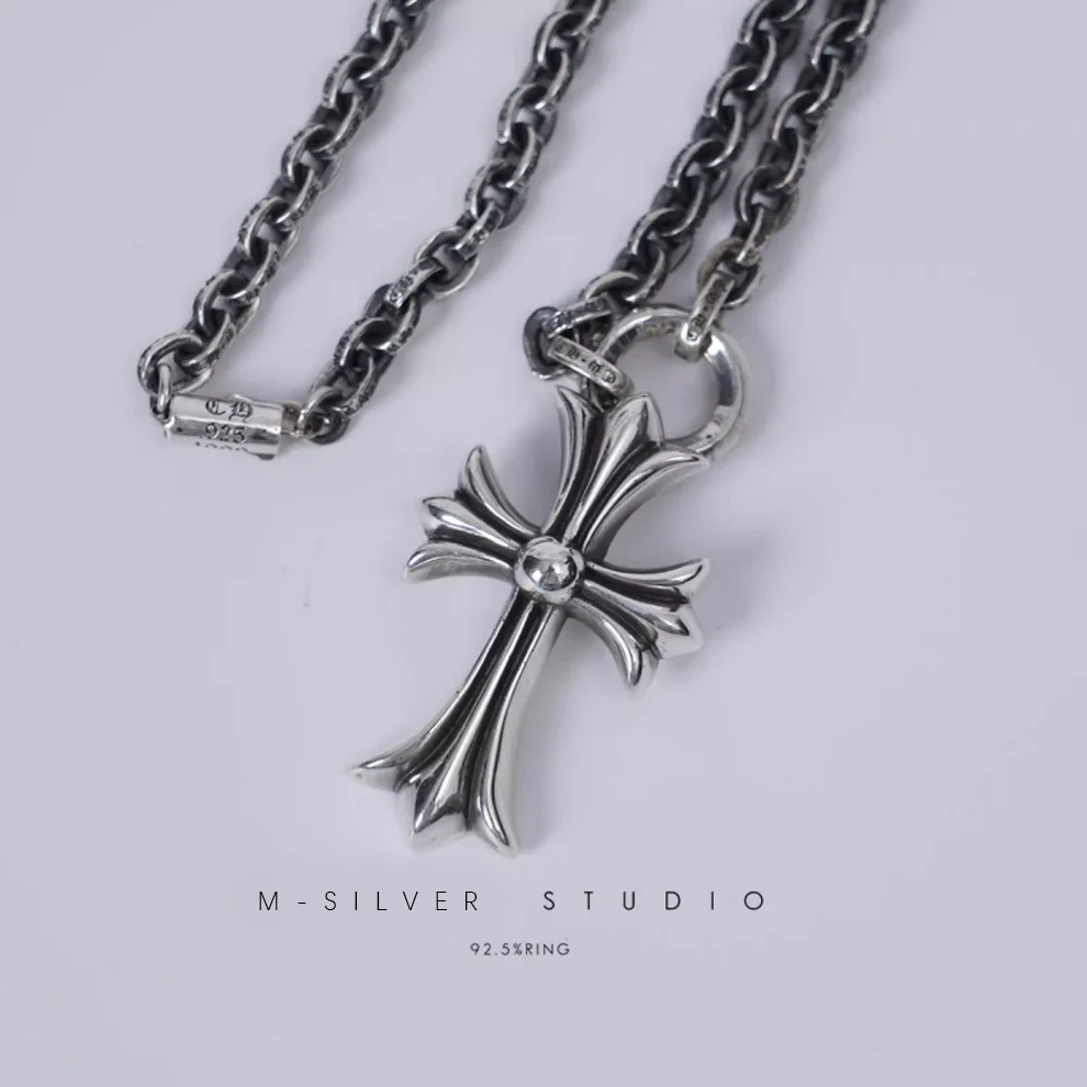 Chrome Hearts Cross Ring - Gothic 925 Sterling Silver Jewelry | David Studio